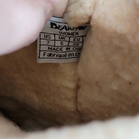 Bearpaw ADELE Brown‎ Suede Winter Boots Ankle Top Comfort Pull On Round Toe Sz 7 - Picture 12 of 13